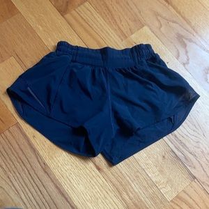 Size 2 Navy Blue Hotty Hot Short From Lululemon